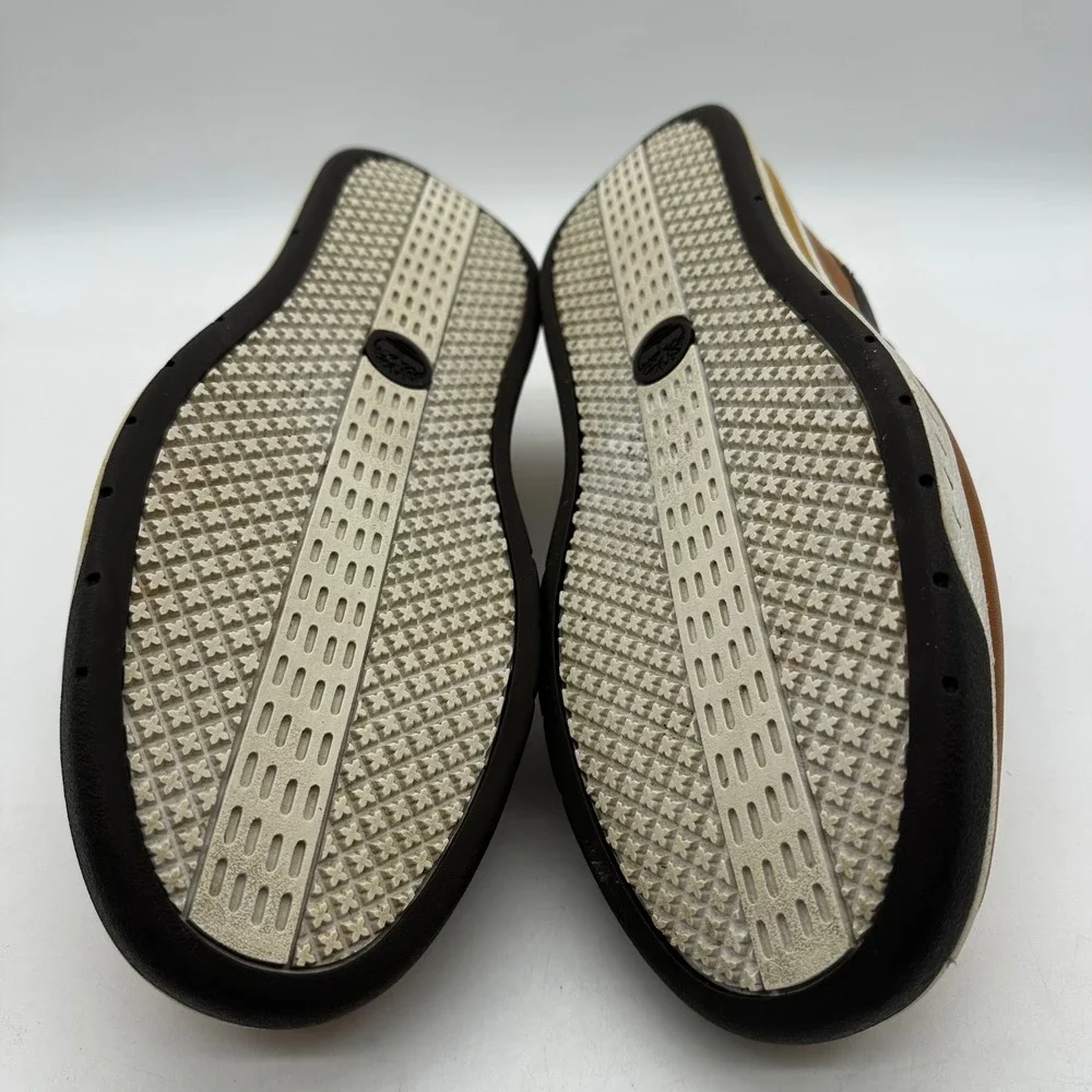 Timberland 24537 5822 Mens Size 12M Brown‎ Leather Low Top Loafers Boat Shoes